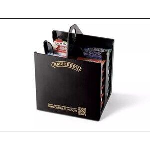 SMUCKERS FUN 4-SECTION TALL JELLY CADDY